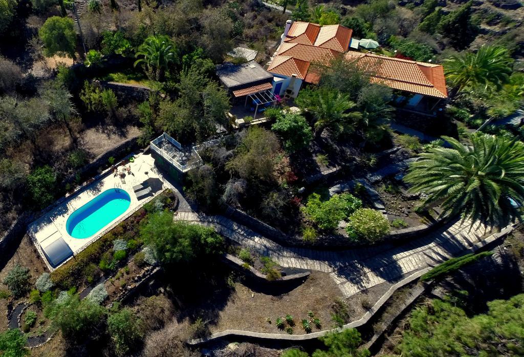 Feriendomizil Finca Tijarafe Mit Beheiztem, Abdeckbarem Pool Eksteriør billede