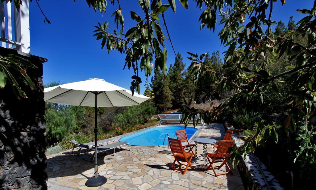 Feriendomizil Finca Tijarafe Mit Beheiztem, Abdeckbarem Pool Eksteriør billede
